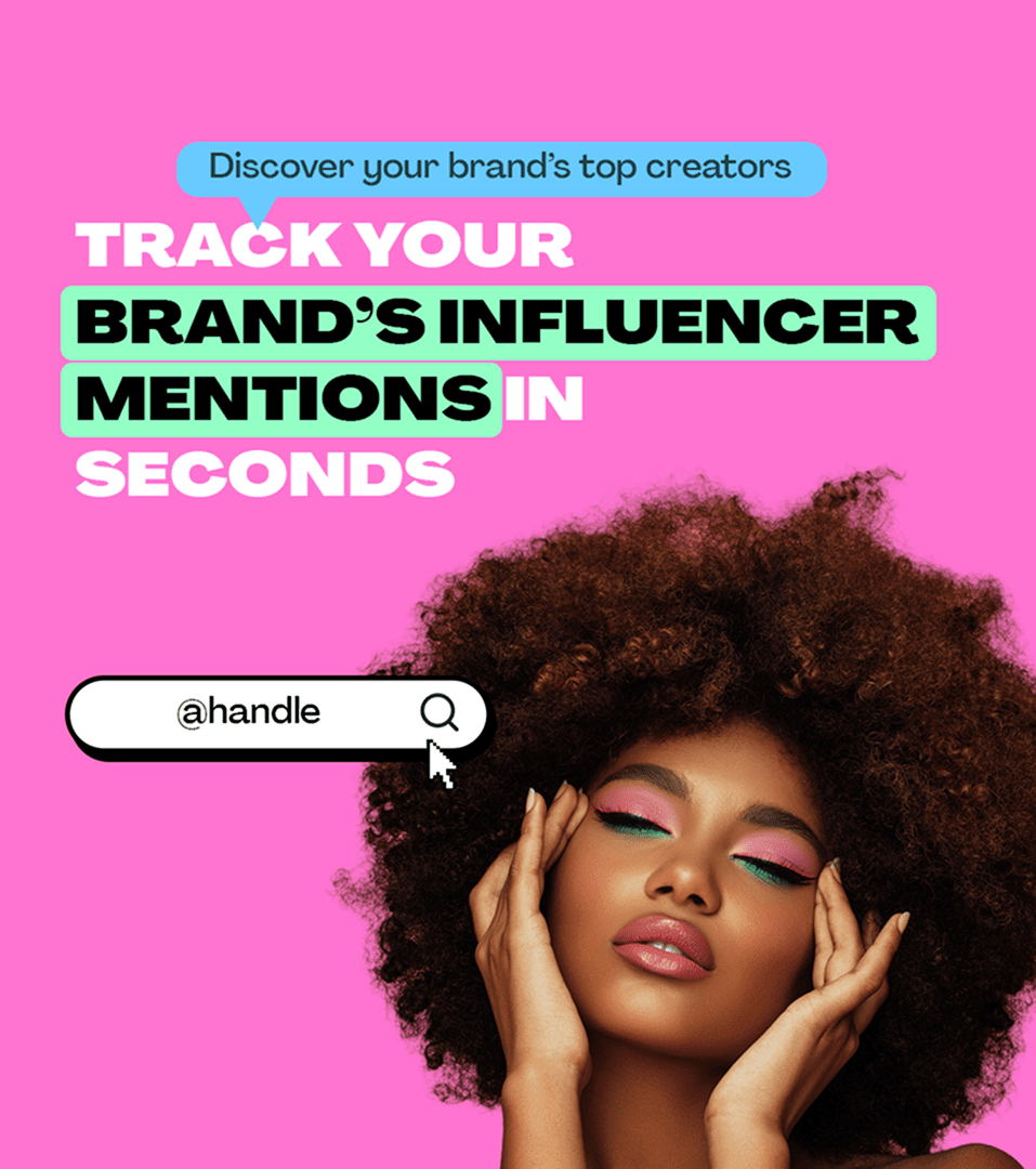 Brand's influencer mentions